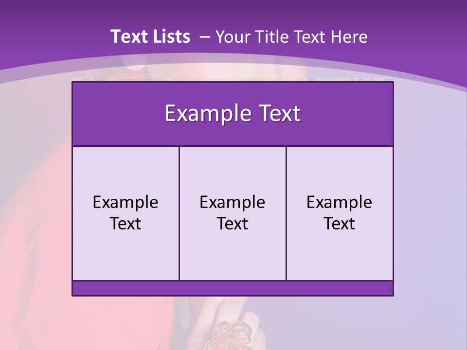 Food Happiness Beauty PowerPoint Template