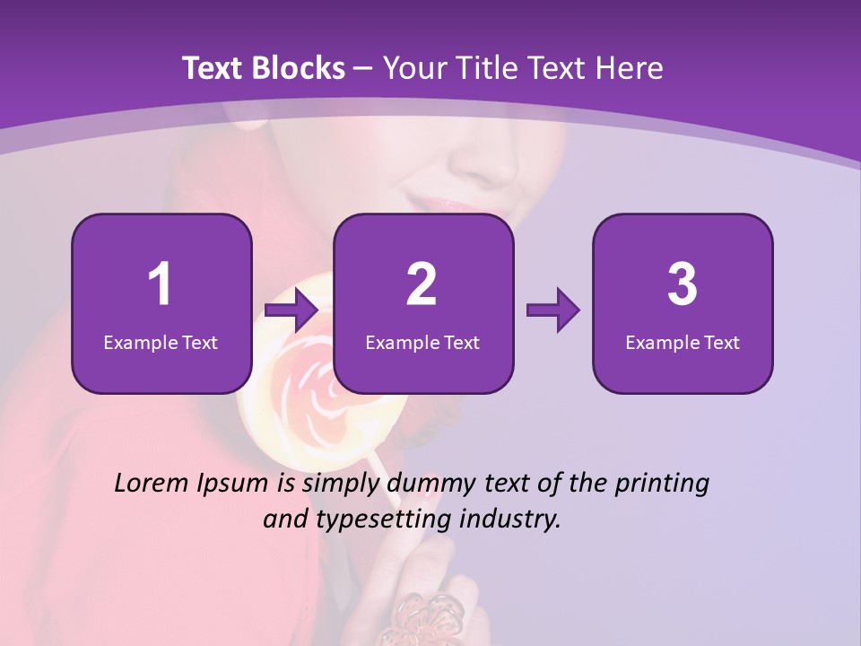 Food Happiness Beauty PowerPoint Template