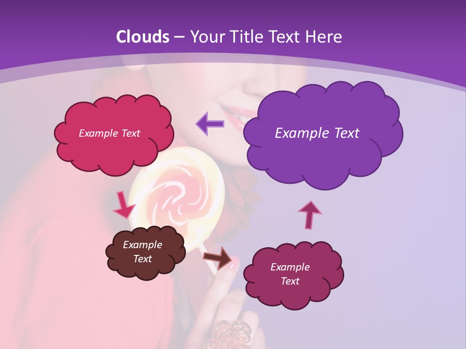 Food Happiness Beauty PowerPoint Template