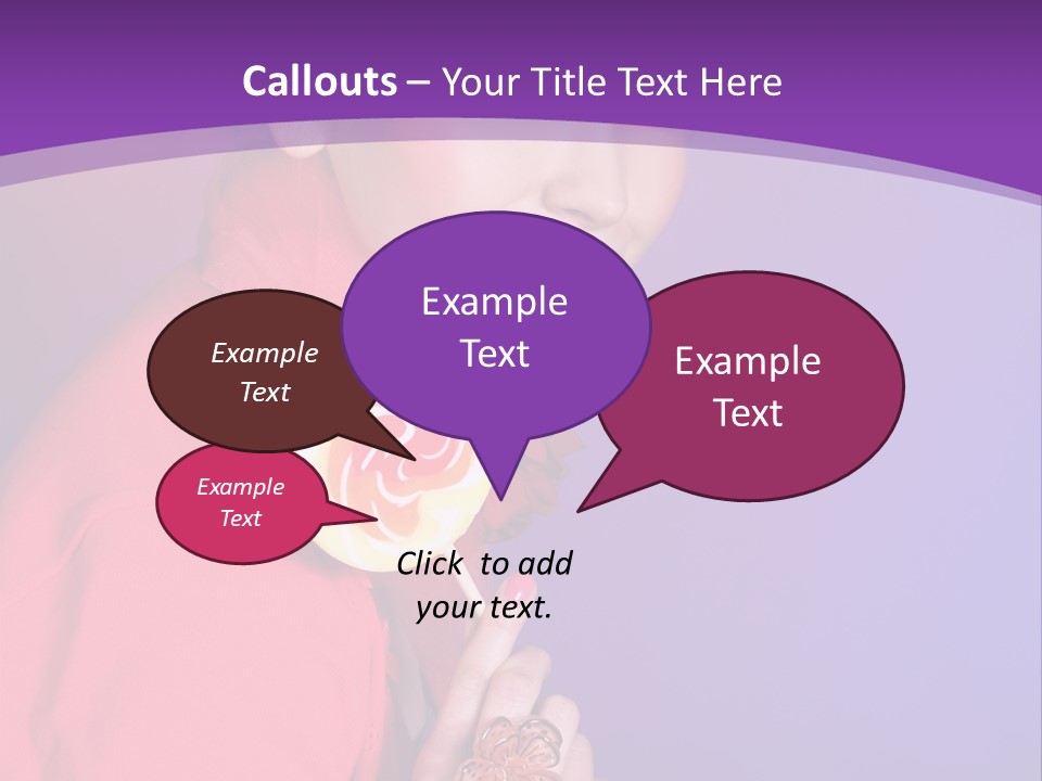 Food Happiness Beauty PowerPoint Template