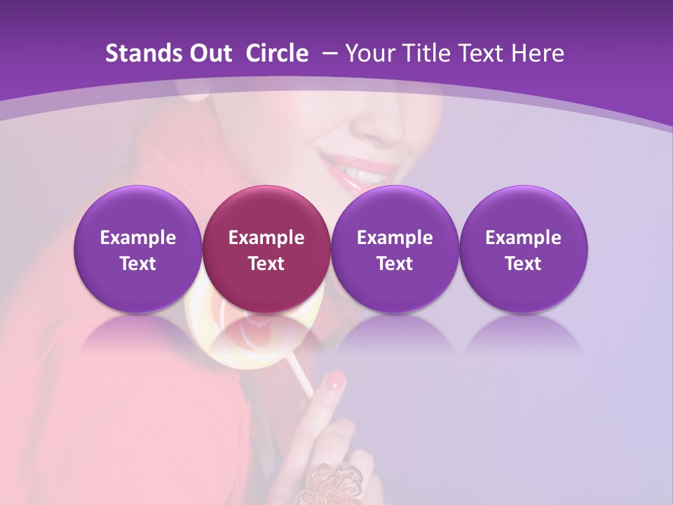 Food Happiness Beauty PowerPoint Template