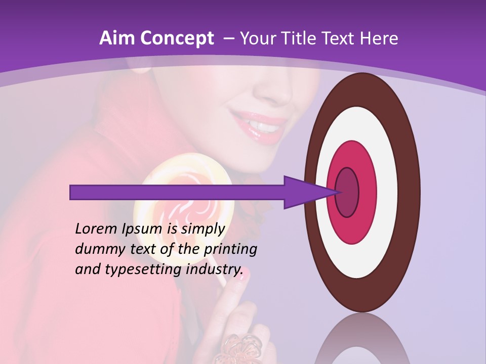 Food Happiness Beauty PowerPoint Template