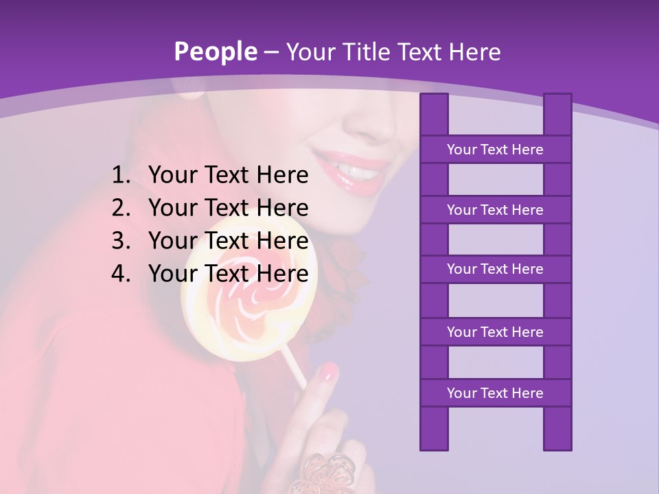 Food Happiness Beauty PowerPoint Template