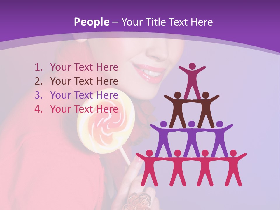 Food Happiness Beauty PowerPoint Template