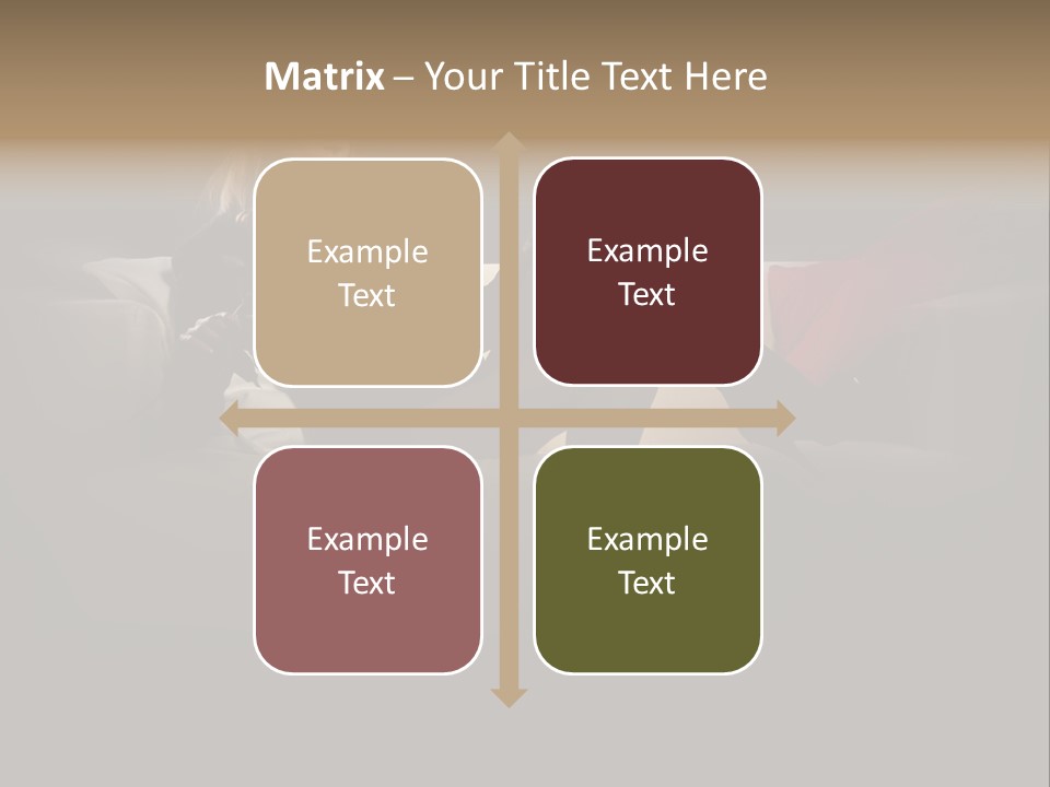 Hat Elegant Brown Eyes PowerPoint Template