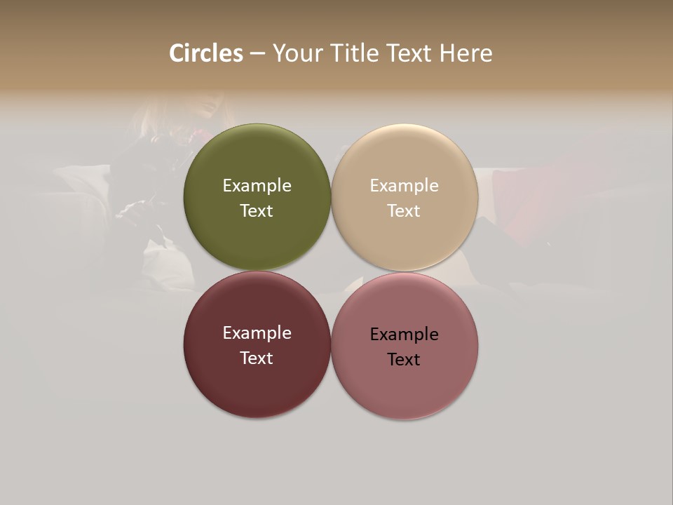 Hat Elegant Brown Eyes PowerPoint Template