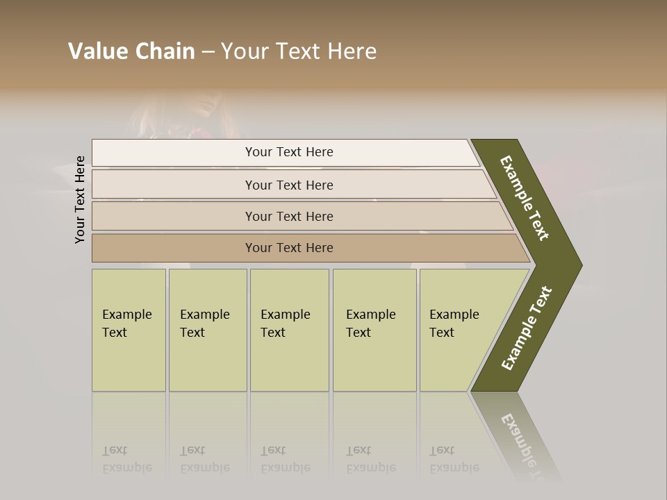 Hat Elegant Brown Eyes PowerPoint Template