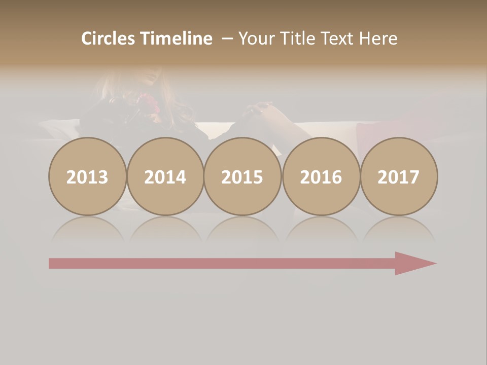 Hat Elegant Brown Eyes PowerPoint Template