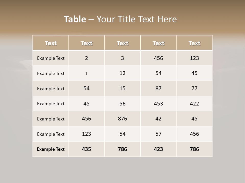 Hat Elegant Brown Eyes PowerPoint Template