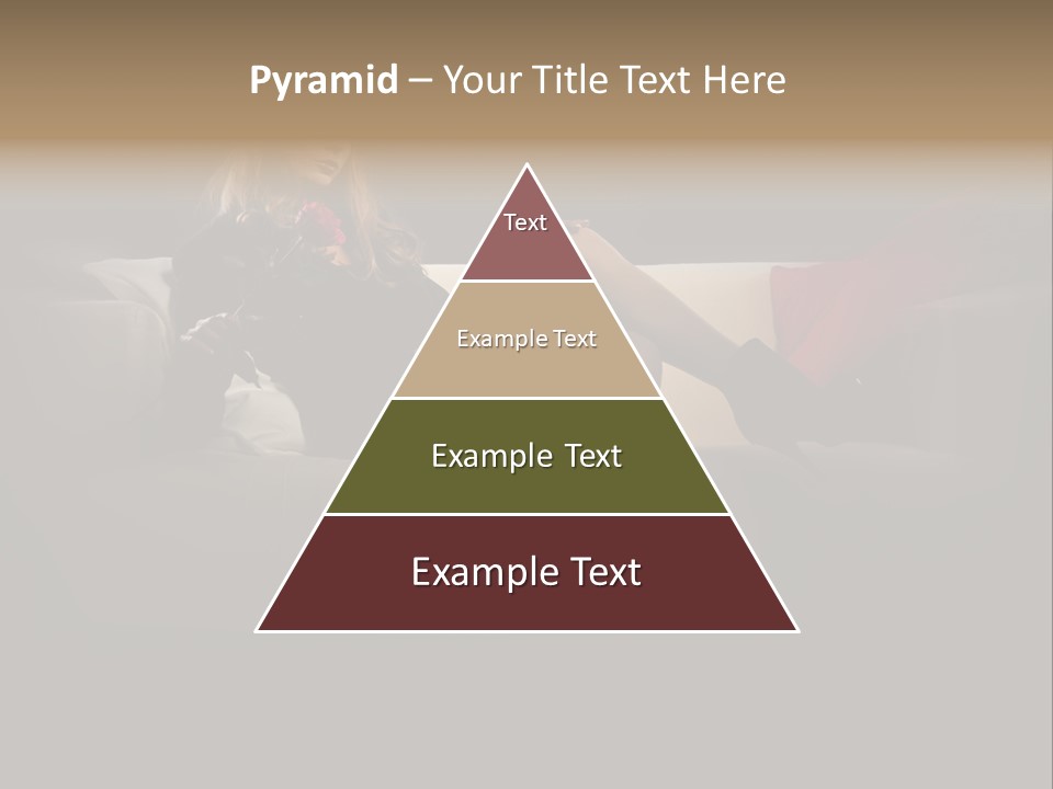 Hat Elegant Brown Eyes PowerPoint Template