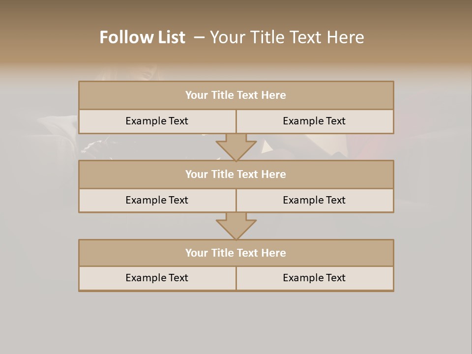 Hat Elegant Brown Eyes PowerPoint Template