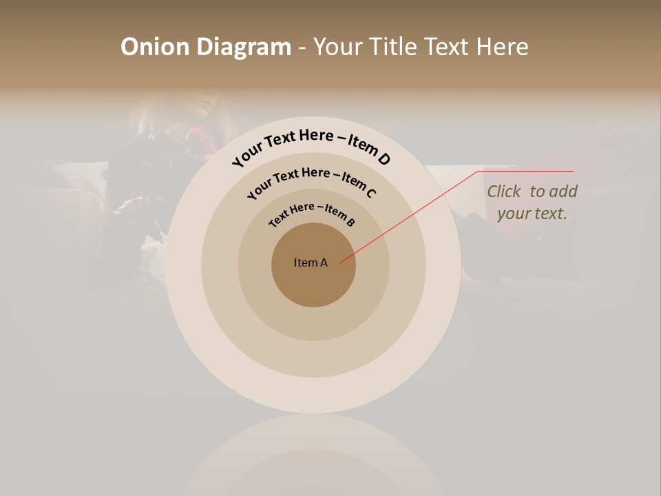 Hat Elegant Brown Eyes PowerPoint Template