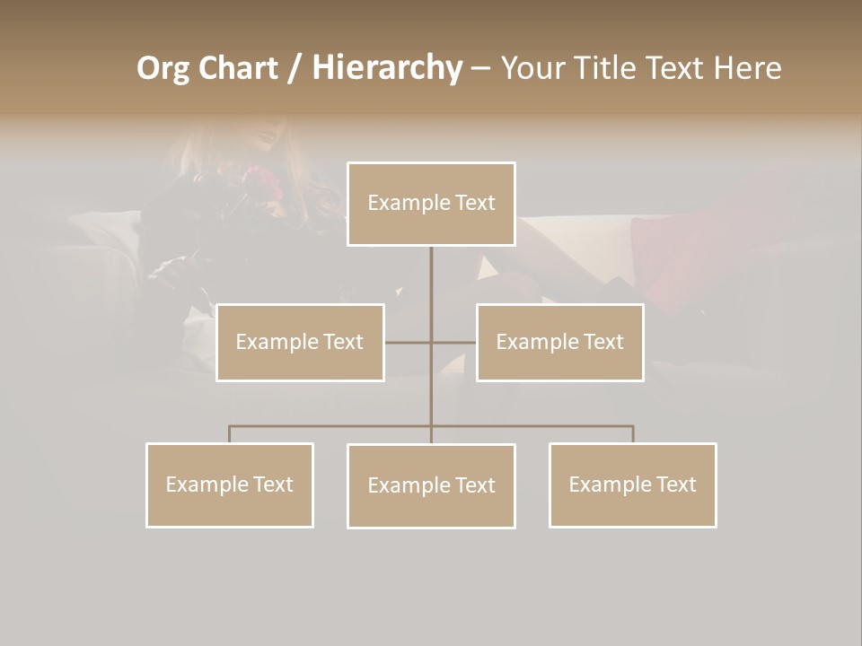 Hat Elegant Brown Eyes PowerPoint Template