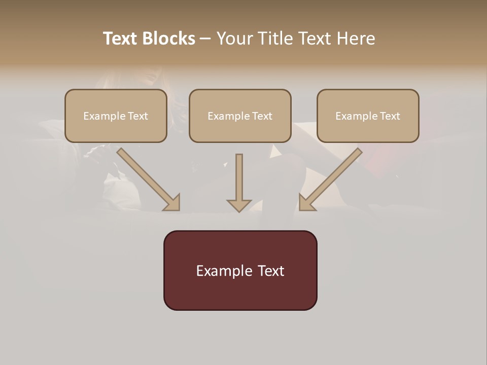 Hat Elegant Brown Eyes PowerPoint Template