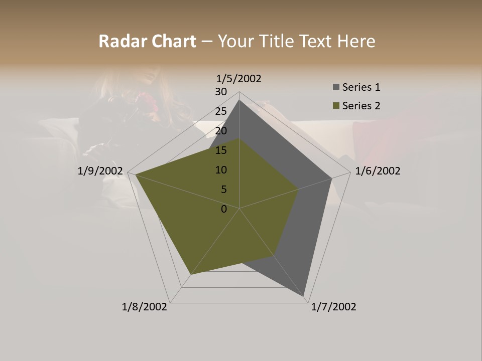 Hat Elegant Brown Eyes PowerPoint Template