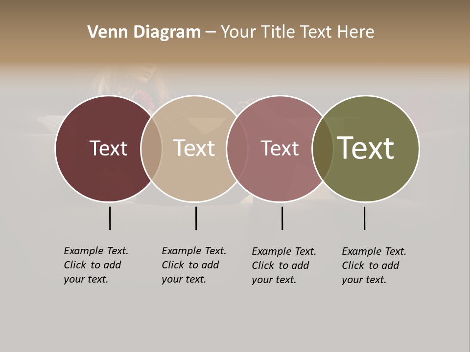 Hat Elegant Brown Eyes PowerPoint Template