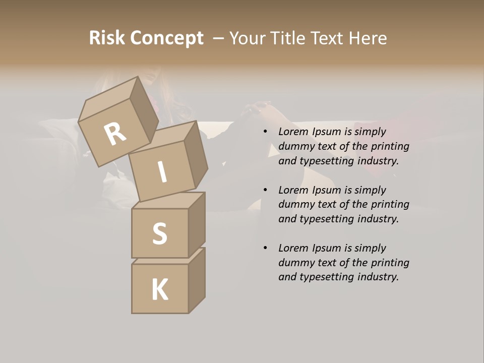 Hat Elegant Brown Eyes PowerPoint Template