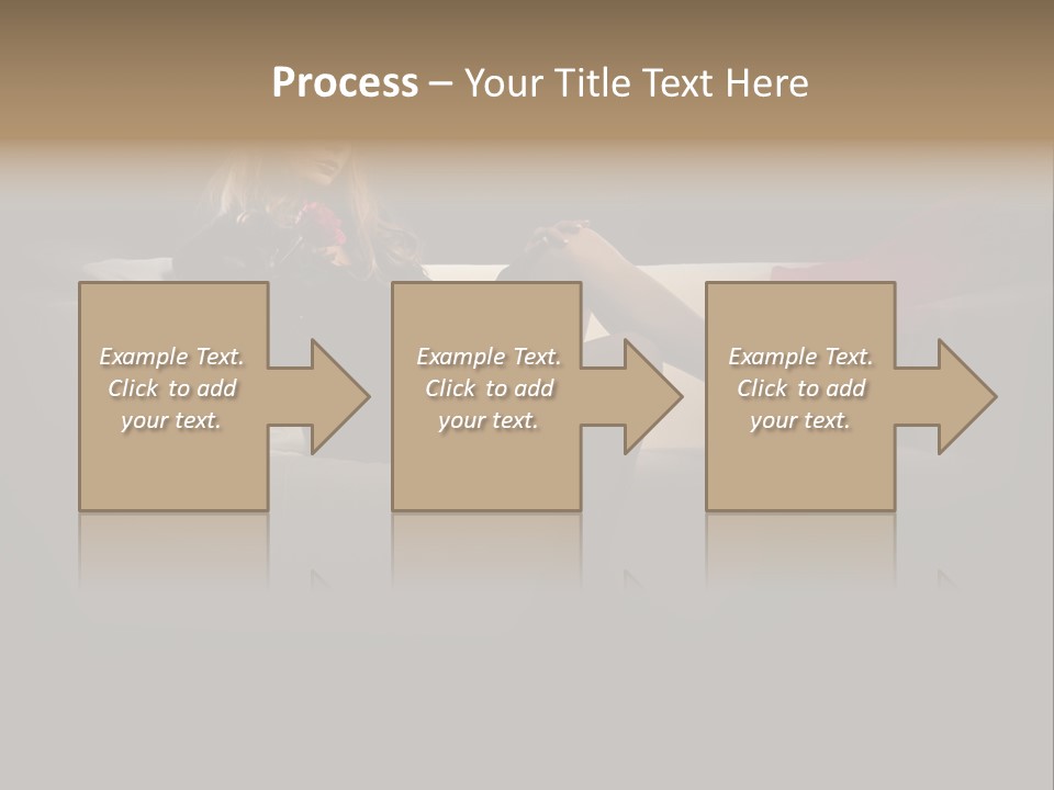 Hat Elegant Brown Eyes PowerPoint Template