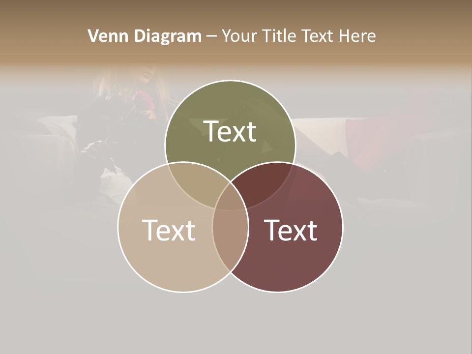 Hat Elegant Brown Eyes PowerPoint Template