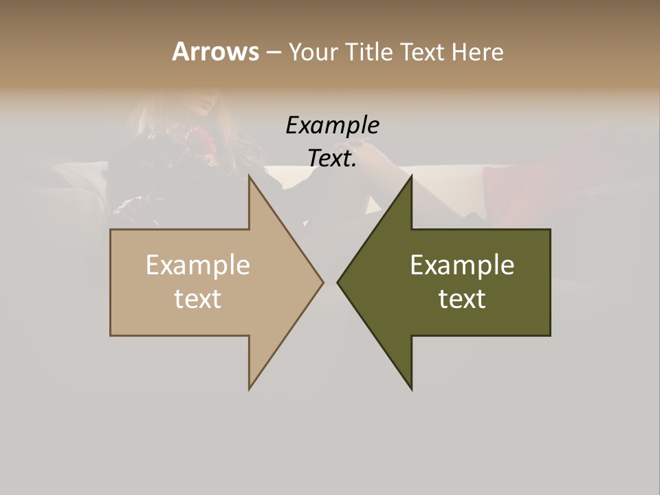 Hat Elegant Brown Eyes PowerPoint Template