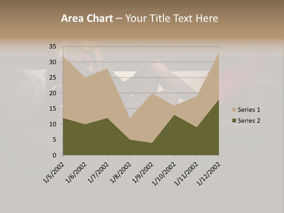 Hat Elegant Brown Eyes PowerPoint Template