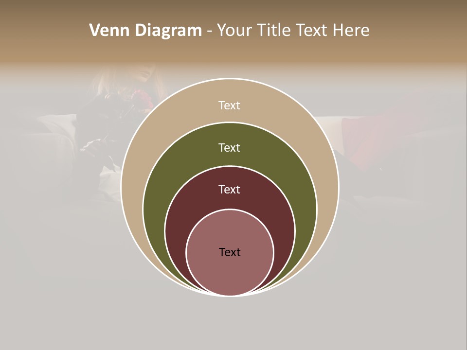 Hat Elegant Brown Eyes PowerPoint Template