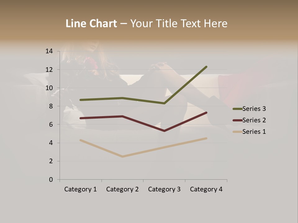 Hat Elegant Brown Eyes PowerPoint Template