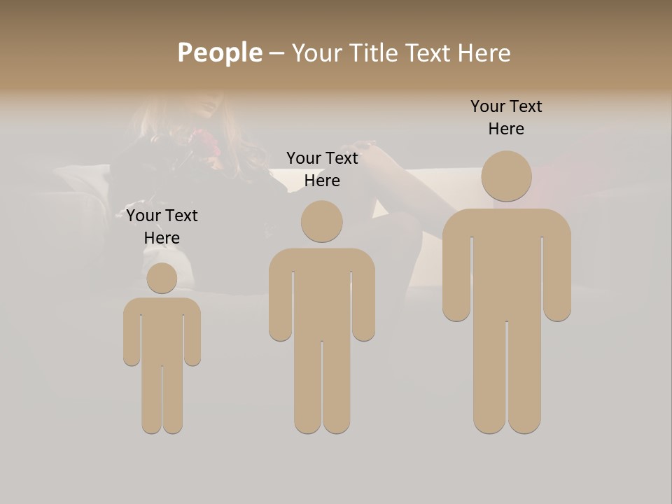 Hat Elegant Brown Eyes PowerPoint Template