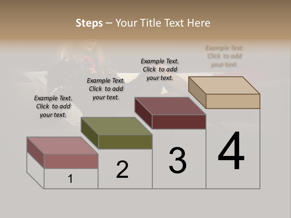 Hat Elegant Brown Eyes PowerPoint Template