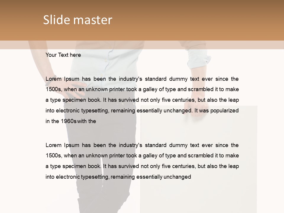 Message Executive Copyspace PowerPoint Template