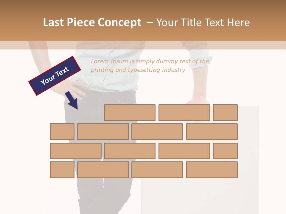 Message Executive Copyspace PowerPoint Template
