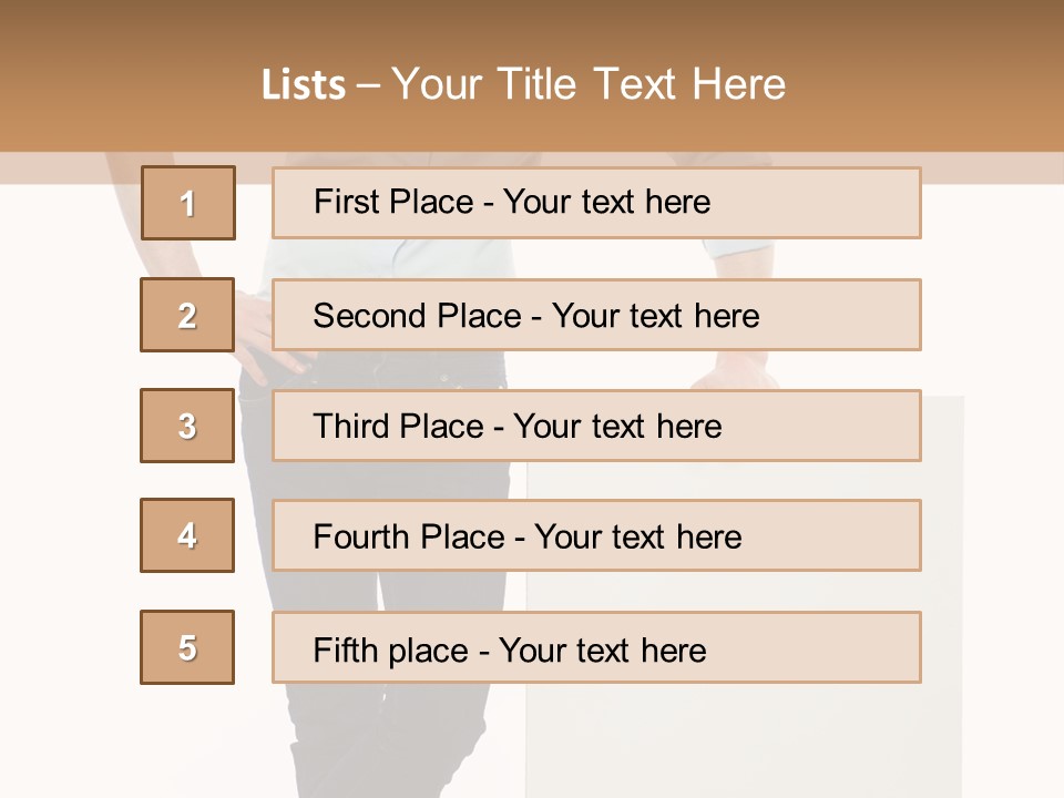 Message Executive Copyspace PowerPoint Template