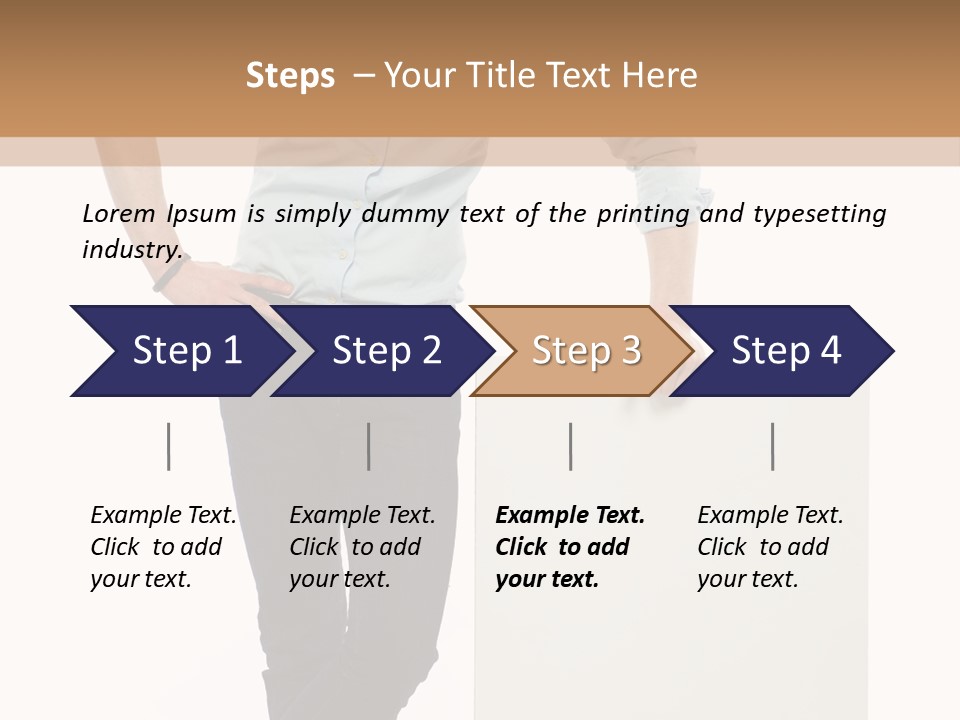 Message Executive Copyspace PowerPoint Template