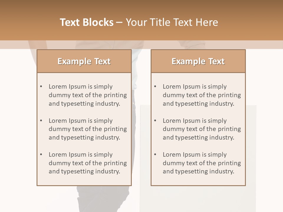 Message Executive Copyspace PowerPoint Template