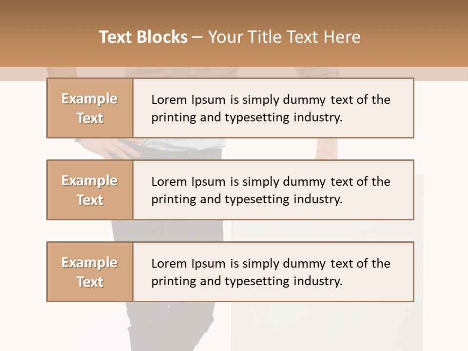 Message Executive Copyspace PowerPoint Template