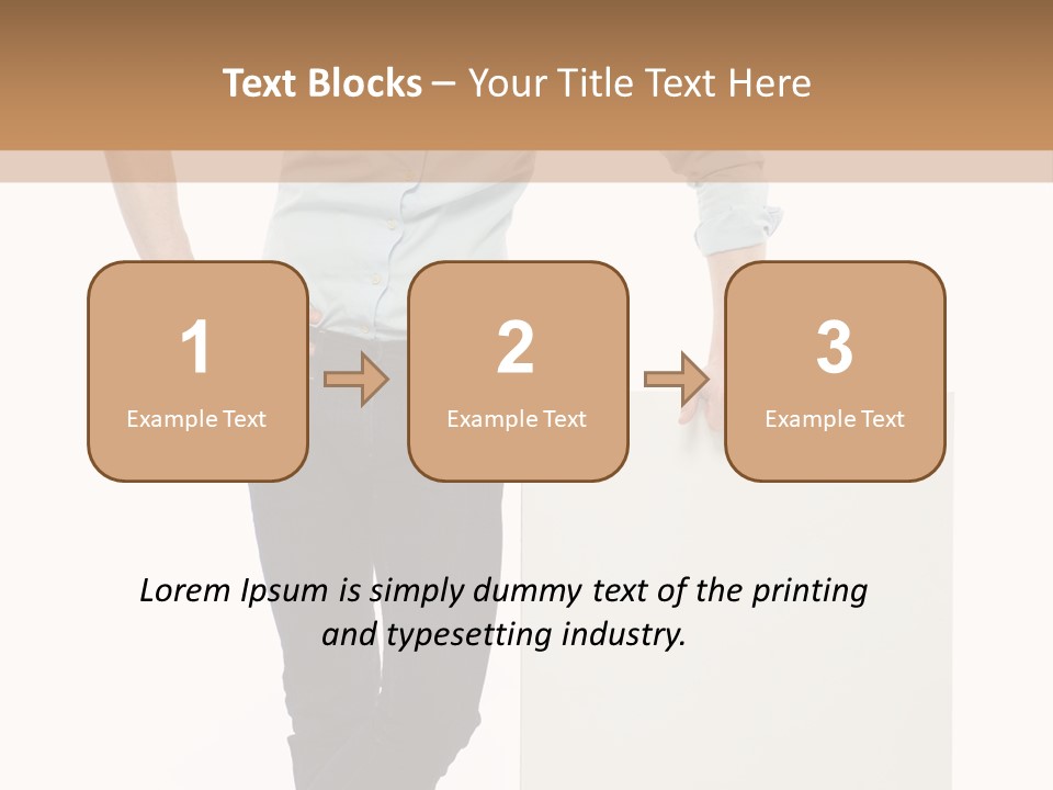 Message Executive Copyspace PowerPoint Template