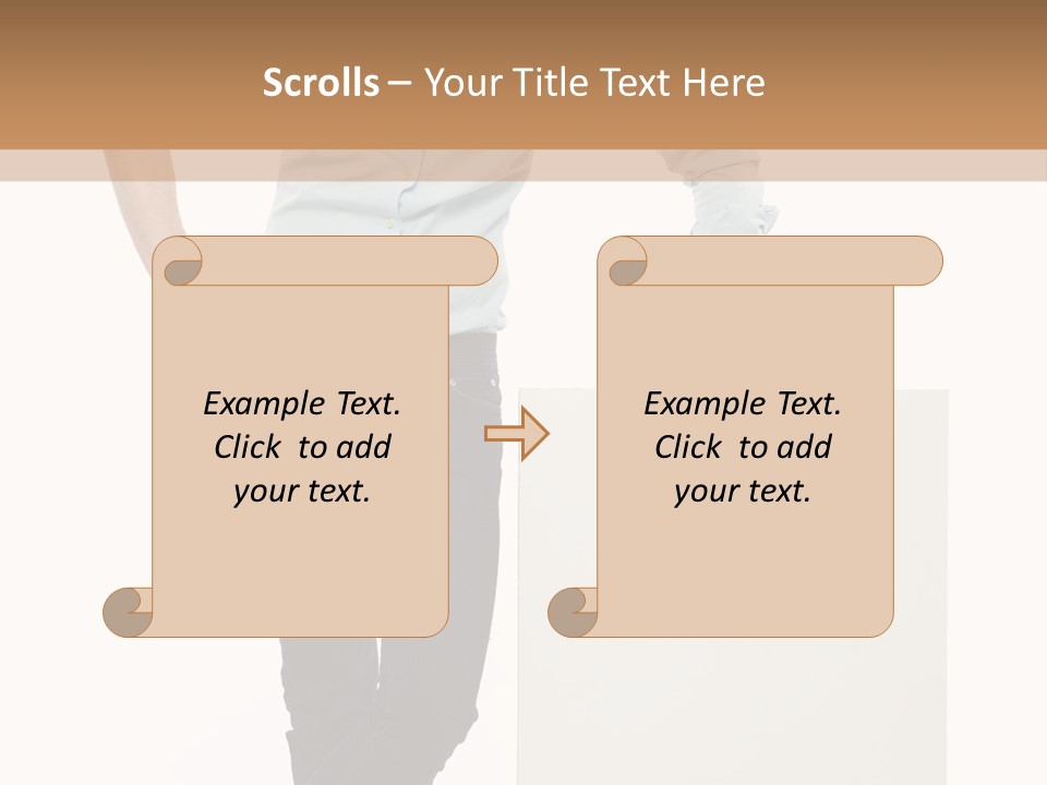 Message Executive Copyspace PowerPoint Template