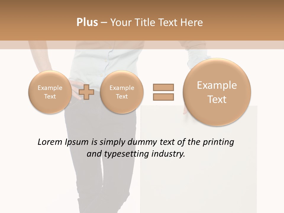 Message Executive Copyspace PowerPoint Template