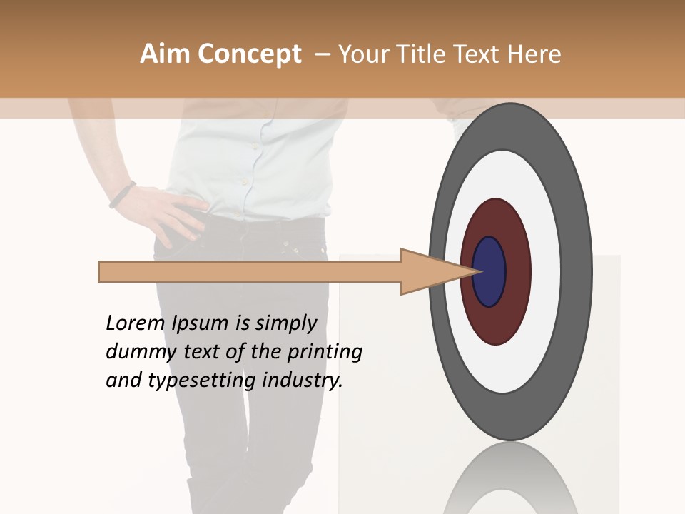 Message Executive Copyspace PowerPoint Template