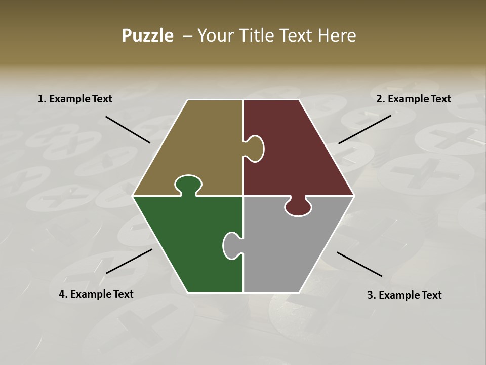 Black Decision Teamwork PowerPoint Template