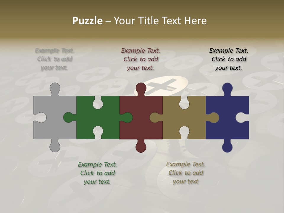 Black Decision Teamwork PowerPoint Template