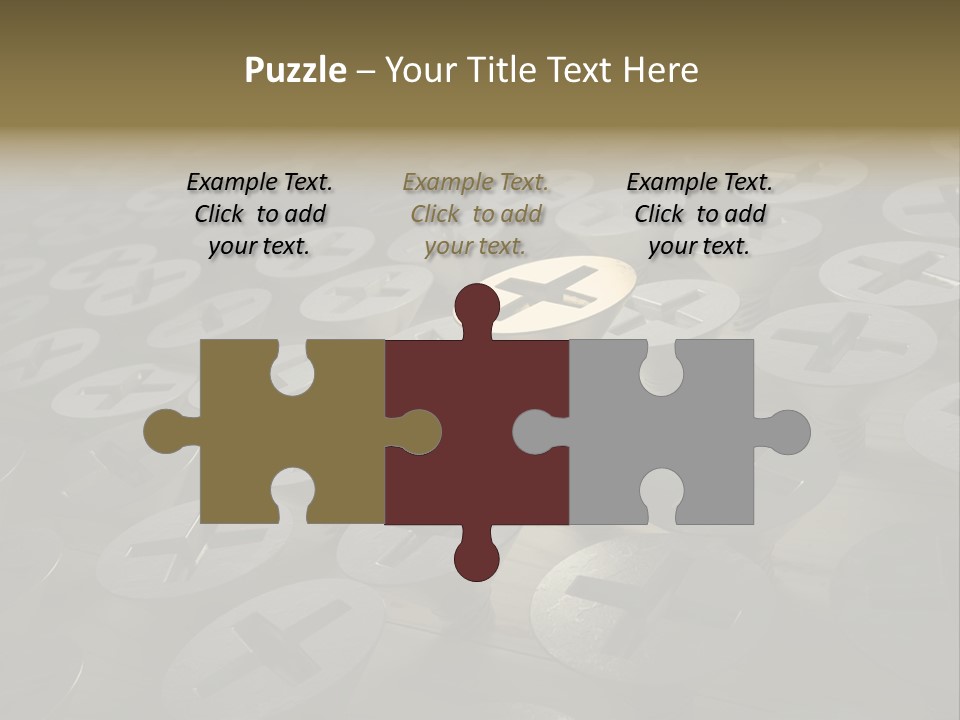 Black Decision Teamwork PowerPoint Template