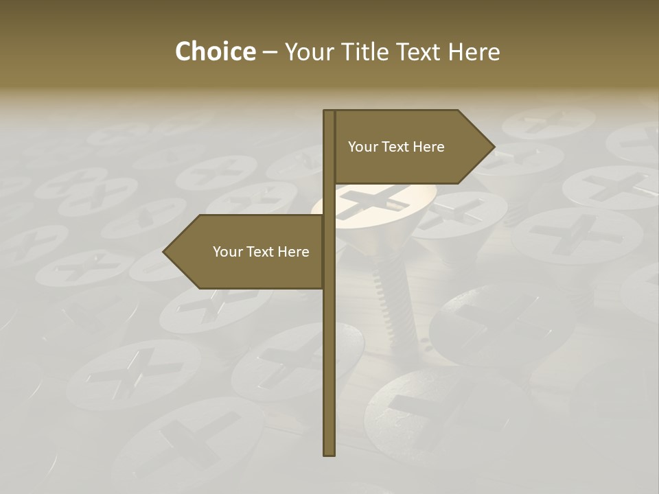 Black Decision Teamwork PowerPoint Template