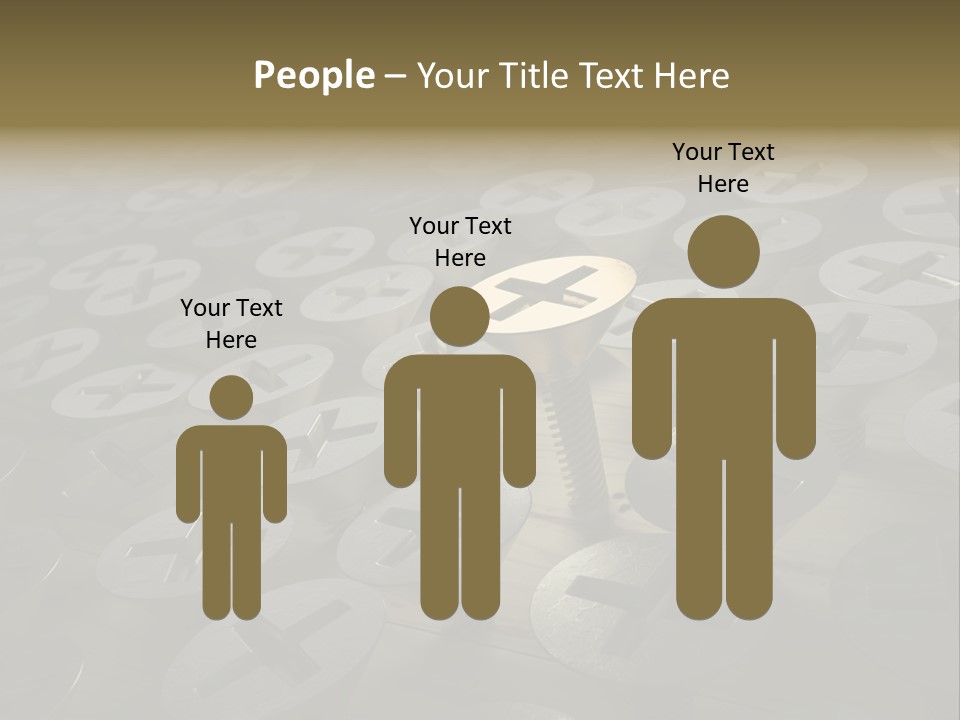 Black Decision Teamwork PowerPoint Template