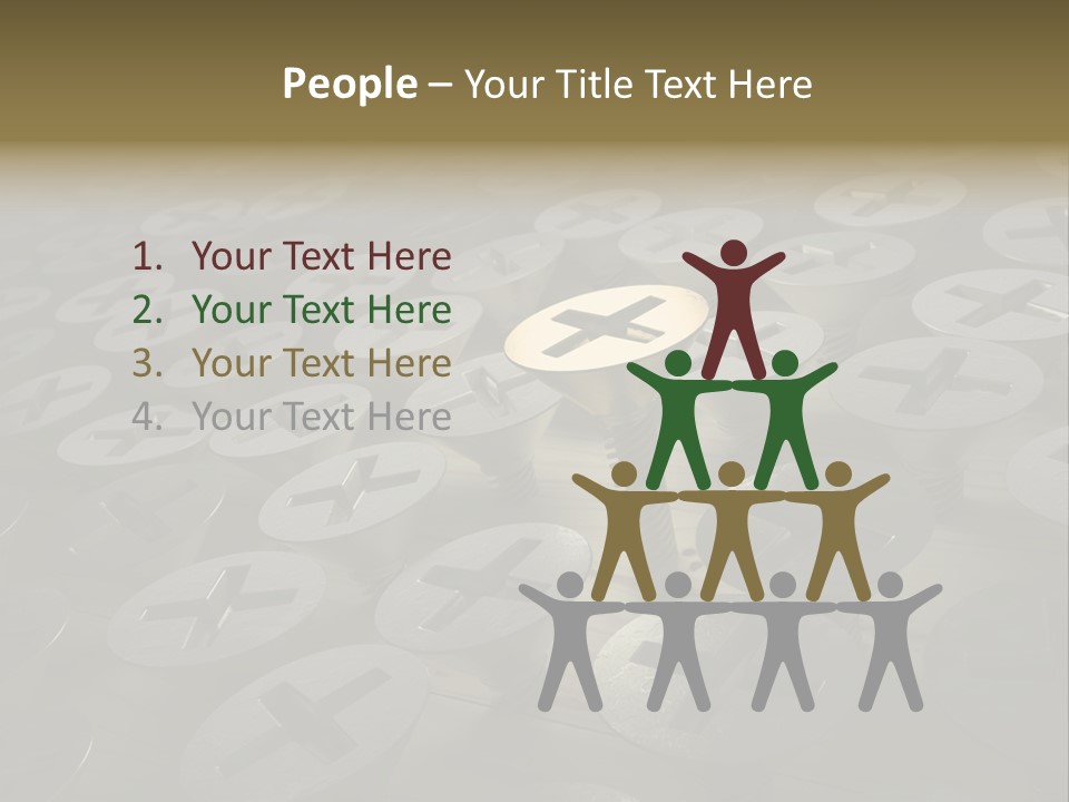 Black Decision Teamwork PowerPoint Template