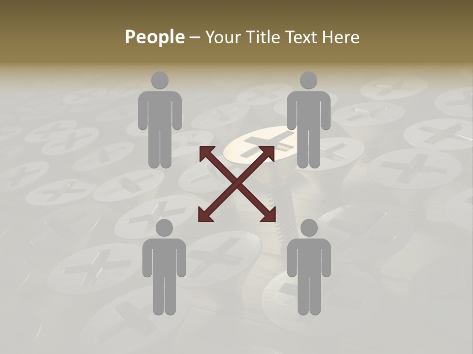 Black Decision Teamwork PowerPoint Template