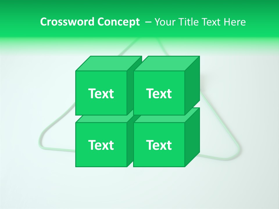 Electric Green Background PowerPoint Template