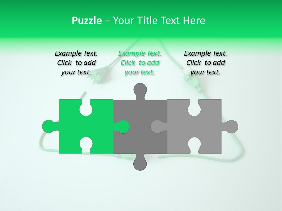 Electric Green Background PowerPoint Template