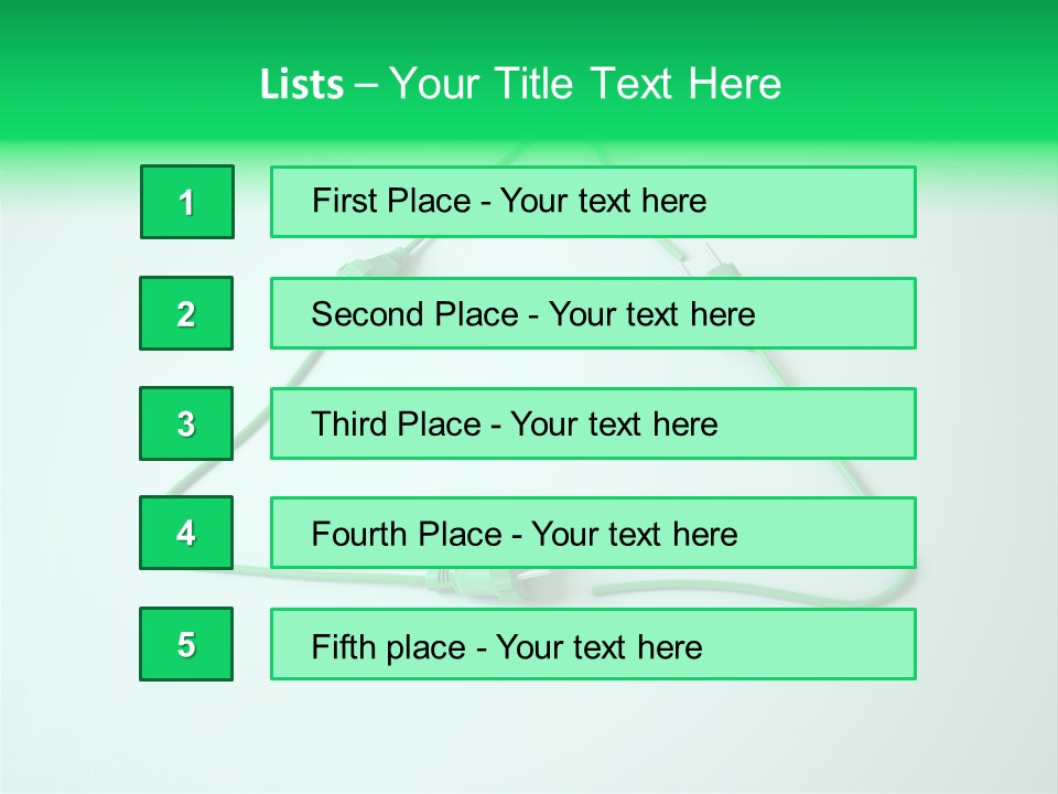Electric Green Background PowerPoint Template