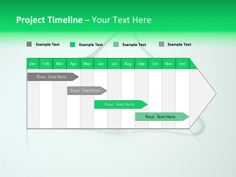 Electric Green Background PowerPoint Template